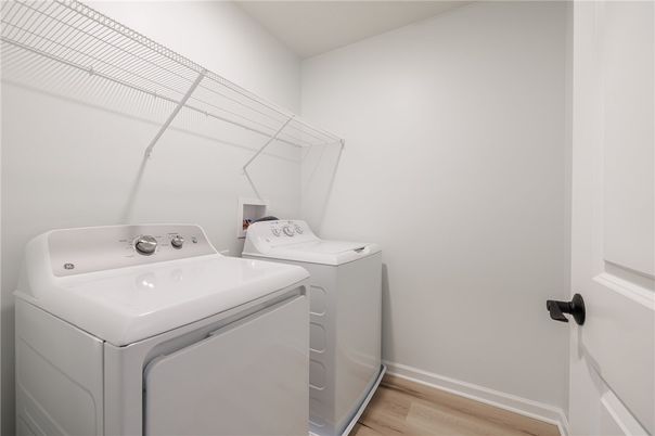 Interior, Utility Closets, Washer, Wood Texture Flooring
