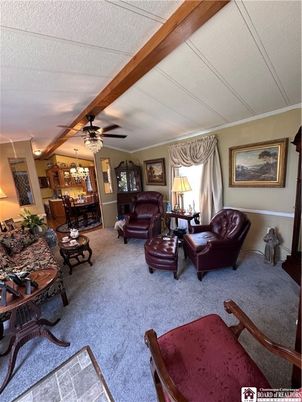 Chandelier, Dining room, Interior, Living room, Wooden Beams