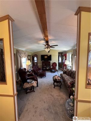 Interior, Living room, Wooden Beams