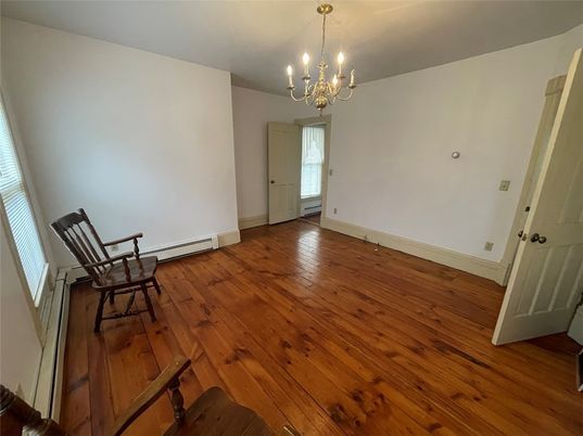 Chandelier, Empty room, Interior, Wood Texture Flooring