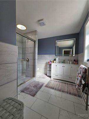 Bathroom, Glass Shower, Interior