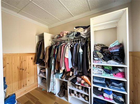 Interior, Walk-in Closets, Wood Texture Flooring