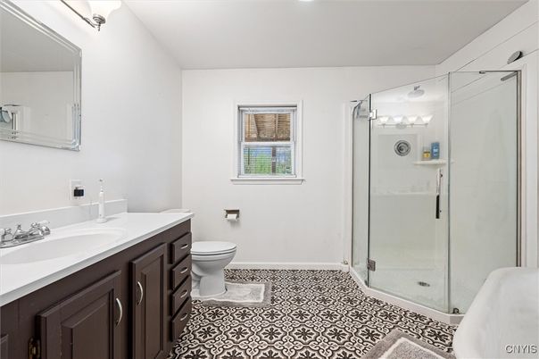 Bathroom, Glass Shower, Interior