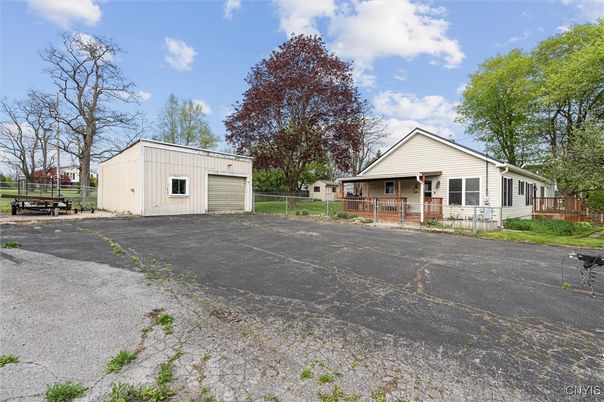 Backyard, Detached Garage, Exterior