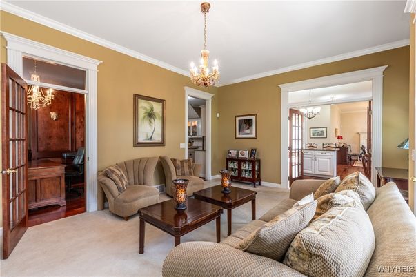 Chandelier, Interior, Living room, Wood Texture Flooring