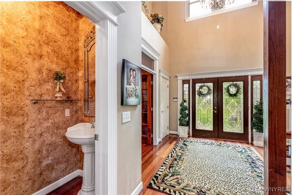 Bathroom, Interior, Wood Texture Flooring