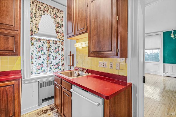 Interior, Kitchen, Wood Texture Flooring