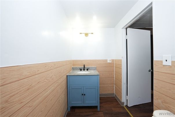 Bathroom, Interior, Wood Texture Flooring, Wooden Walls