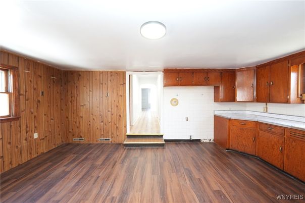 Empty room, Interior, Wood Texture Flooring, Wooden Walls