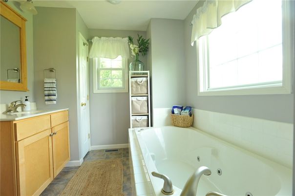 Bathroom, Interior, Wood Texture Flooring