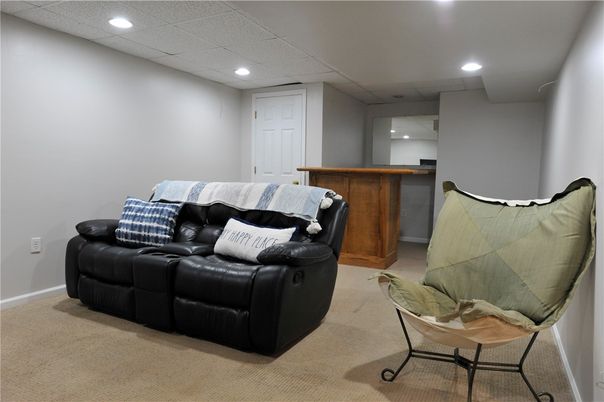 Interior, Living room, Recessed Lighting