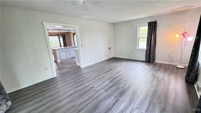 Empty room, Interior, Wood Texture Flooring
