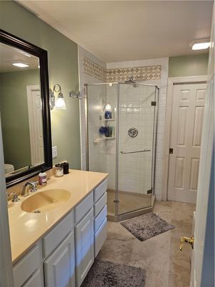Bathroom, Glass Shower, Interior