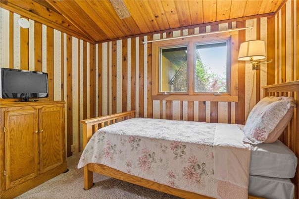 Bedroom, Interior, Wooden Ceilings, Wooden Walls