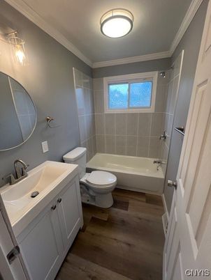 Bathroom, Interior, Wood Texture Flooring