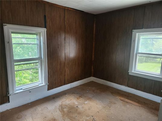 Empty room, Interior, Wooden Walls