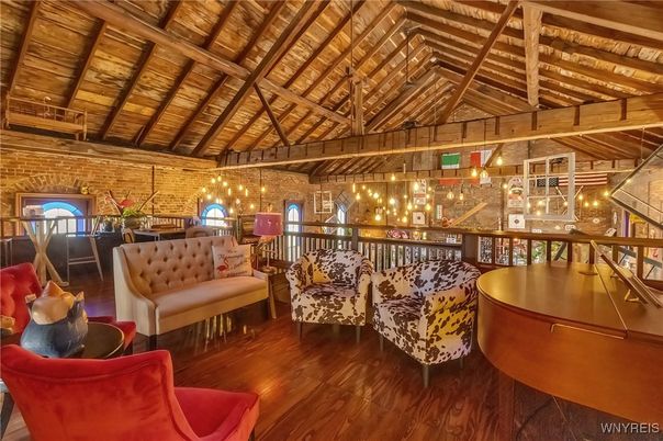 Interior, Living room, Pendant Lights, Stone Walls, Wooden Beams, Wooden Ceilings, Wood Texture Flooring
