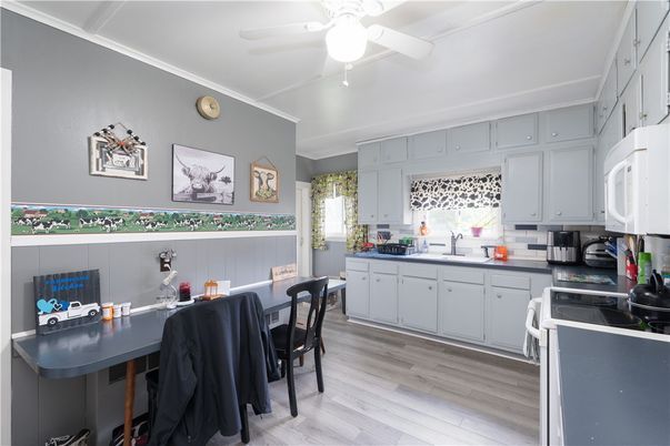 Interior, Kitchen, Wood Texture Flooring