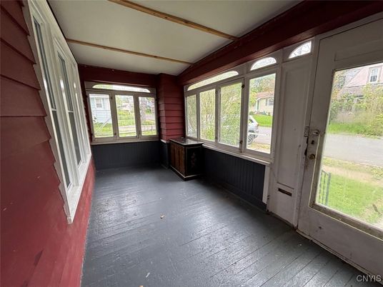 Empty room, Interior, Sun Room, Wood Texture Flooring
