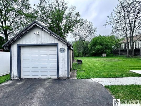 Backyard, Detached Garage, Exterior