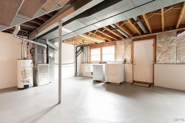 Interior, Washer, Wooden Beams, Wooden Ceilings