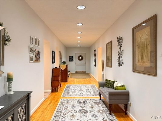 Interior, Recessed Lighting, Wood Texture Flooring