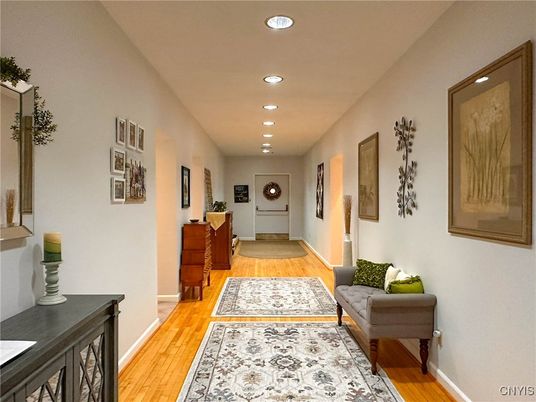 Interior, Recessed Lighting, Wood Texture Flooring