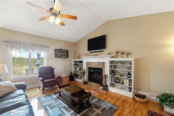 Fireplace, Interior, Wood Texture Flooring