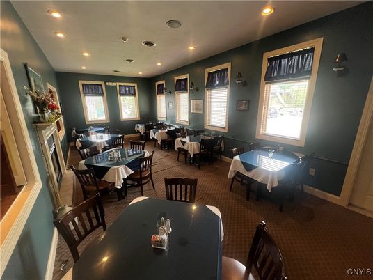 Dining room, Interior, Recessed Lighting
