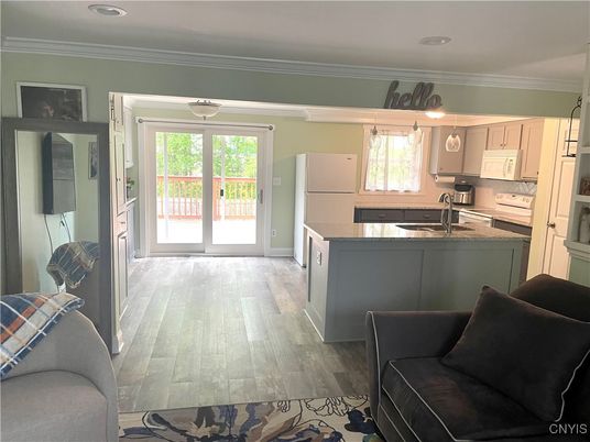 Interior, Kitchen, Wood Texture Flooring