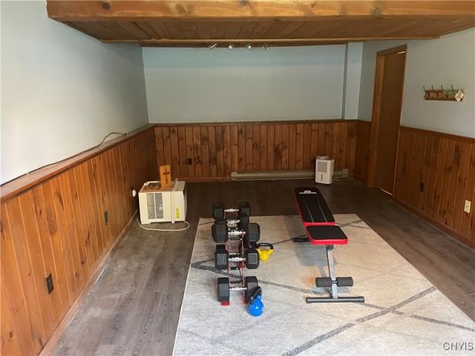 Fitness Equipment, Interior, Wooden Beams, Wooden Ceilings, Wood Texture Flooring, Wooden Walls