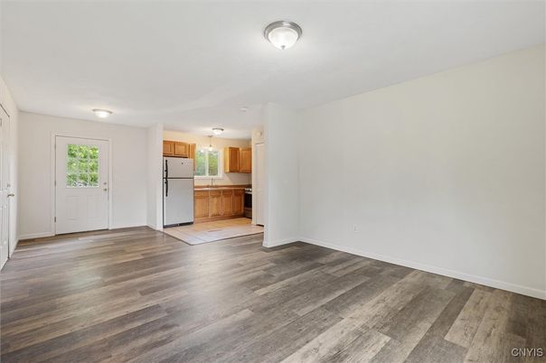Empty room, Interior, Kitchen, Wood Texture Flooring