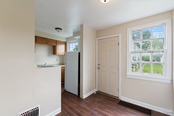 Interior, Kitchen, Wood Texture Flooring