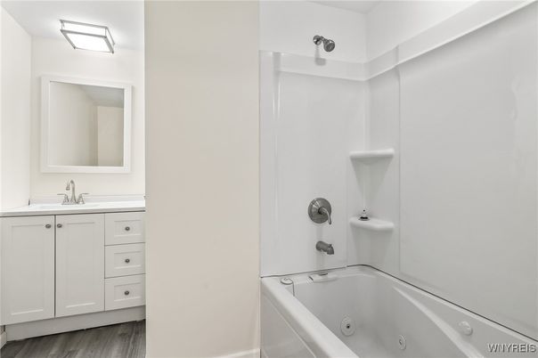 Bathroom, Interior, Wood Texture Flooring