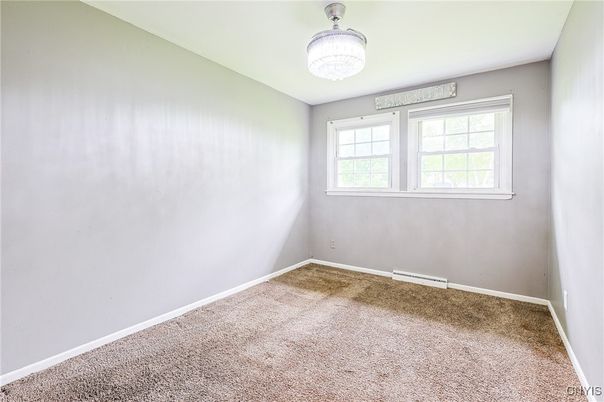 Chandelier, Empty room, Interior