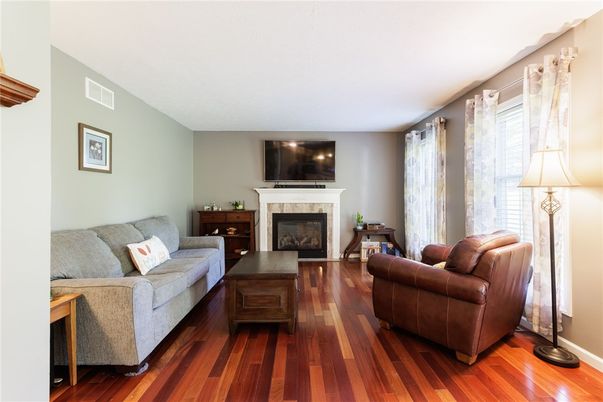 Fireplace, Interior, Living room, Wood Texture Flooring