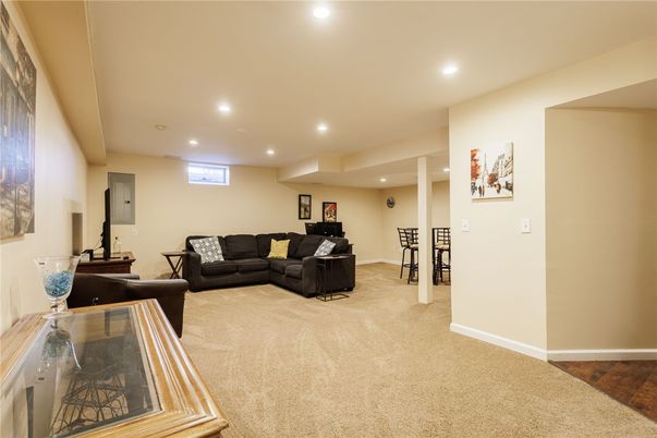 Interior, Living room, Recessed Lighting