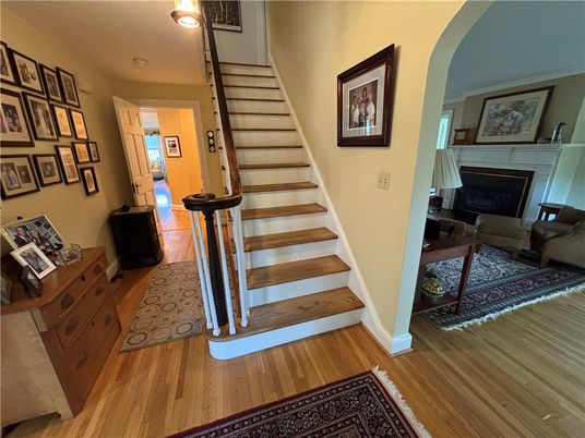Fireplace, Interior, Wood Texture Flooring
