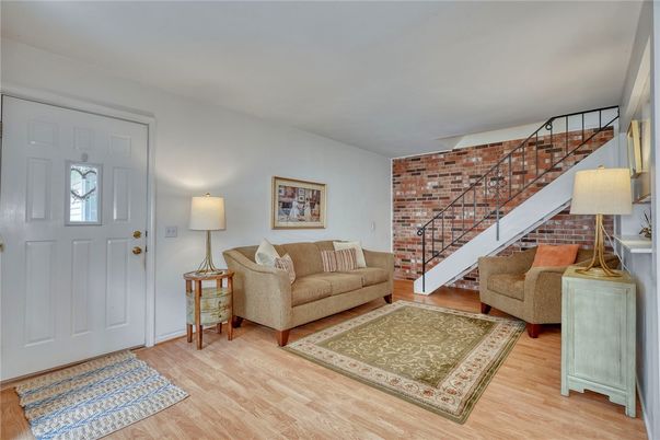 Interior, Stone Walls, Wood Texture Flooring