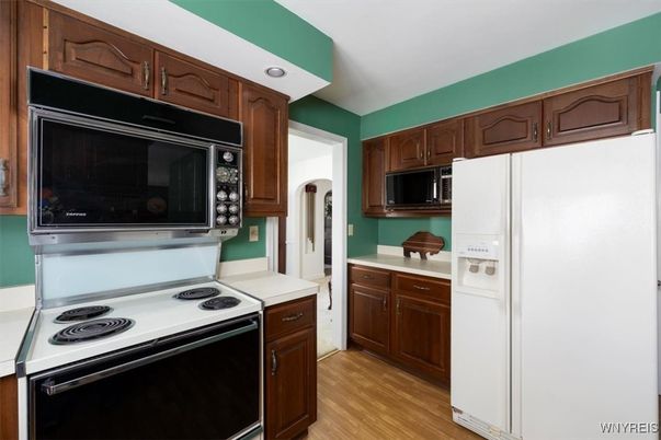 Interior, Kitchen, Wood Texture Flooring