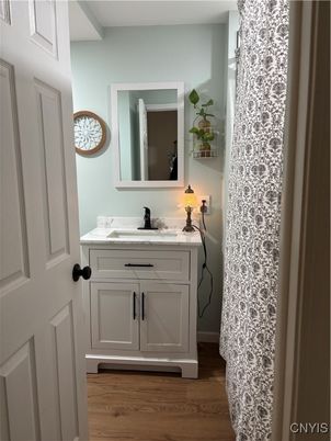 Bathroom, Interior, Wood Texture Flooring