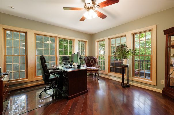 Home Office, Interior, Wood Texture Flooring