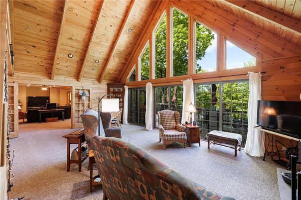 Interior, Living room, Wooden Beams, Wooden Ceilings, Wooden Walls