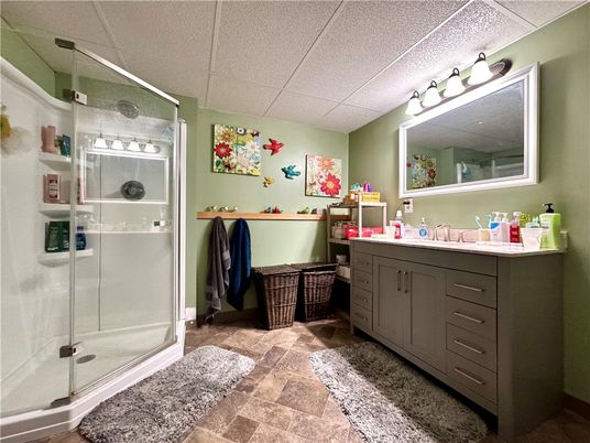 Bathroom, Glass Shower, Interior
