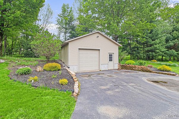 Backyard, Detached Garage, Exterior