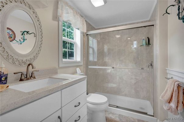 Bathroom, Glass Shower, Interior