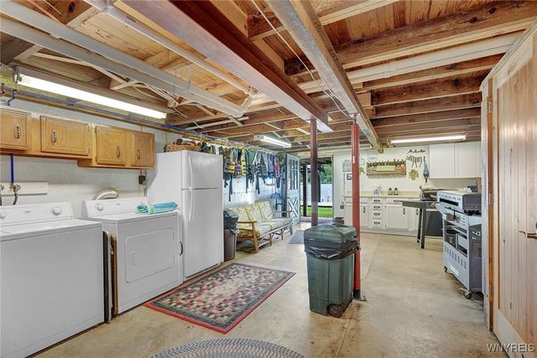 Interior, Washer, Wooden Beams, Wooden Ceilings