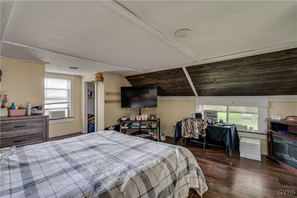 Bedroom, Interior, Wooden Ceilings, Wood Texture Flooring