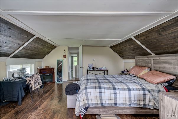 Bedroom, Interior, Wooden Ceilings, Wood Texture Flooring