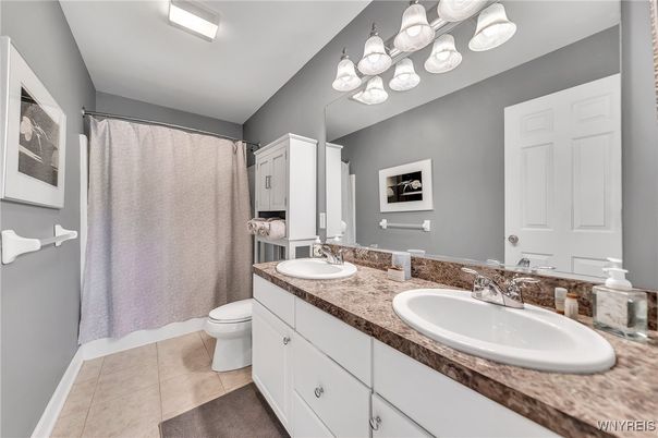Bathroom, Dual Sink Vanities, Interior